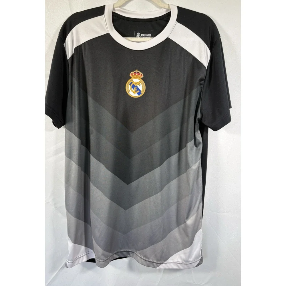 Real Madrid soccer football jersey size XL shirt polyester logo‎